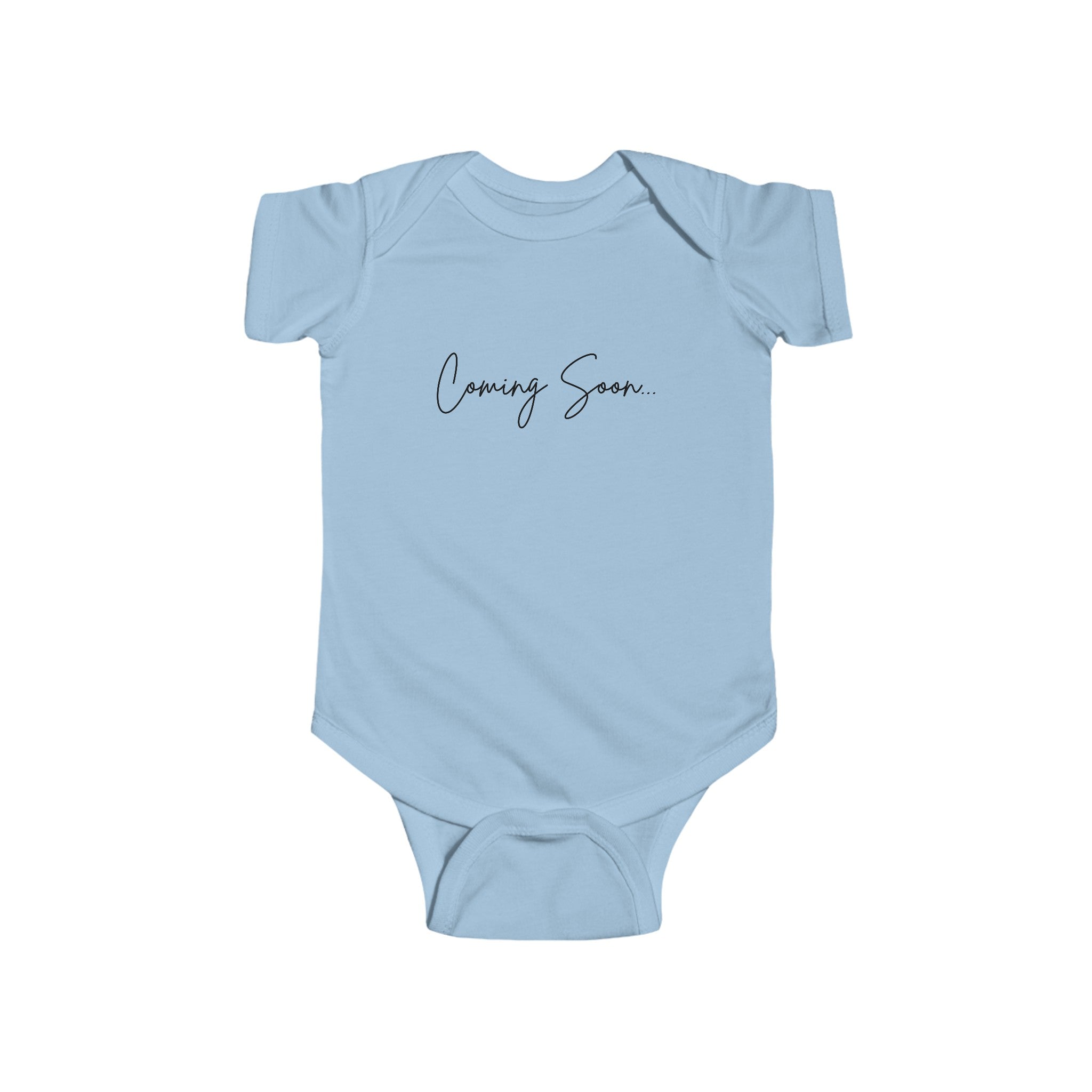 Coming Soon Onesie blue