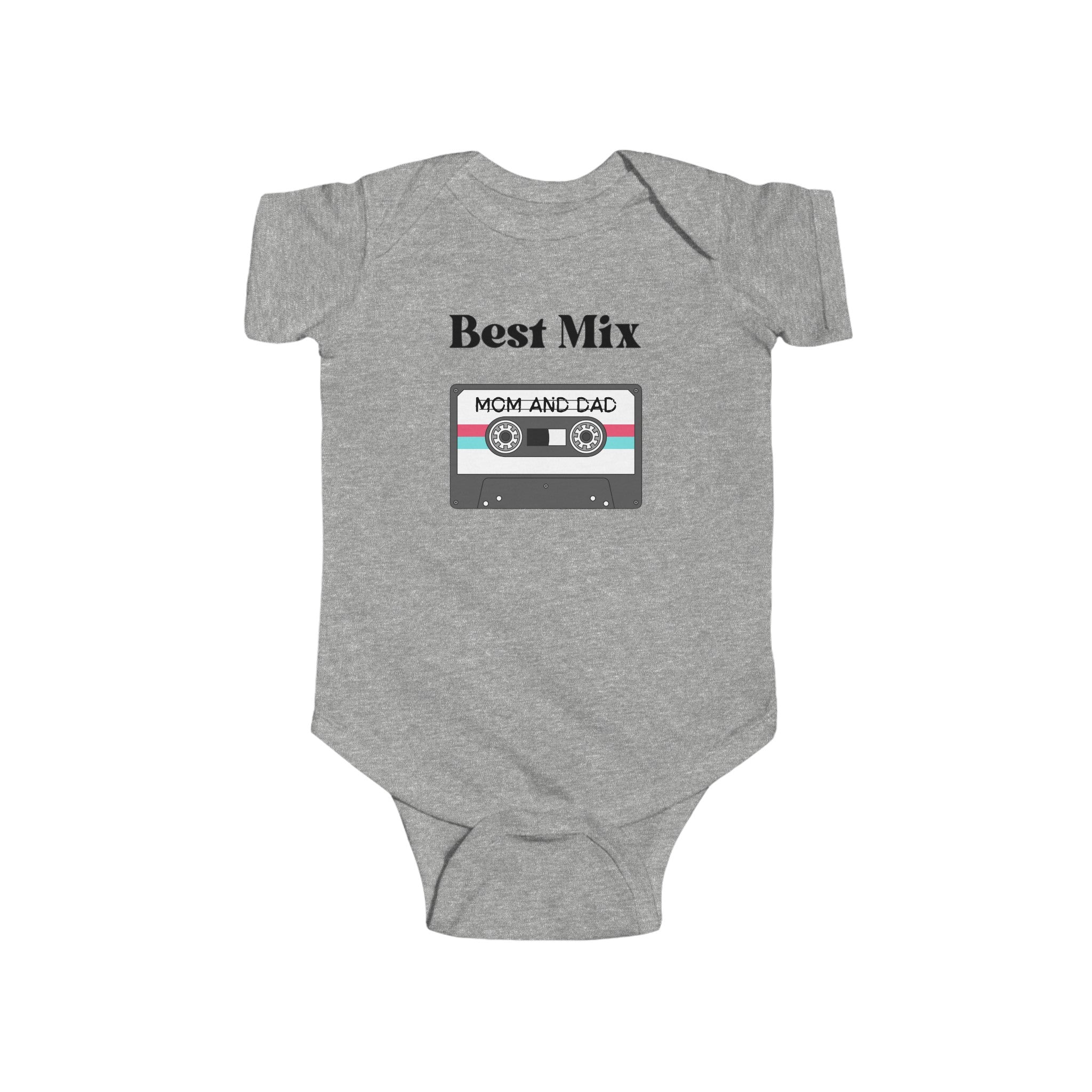Best Mix Announcement Onesie Baby