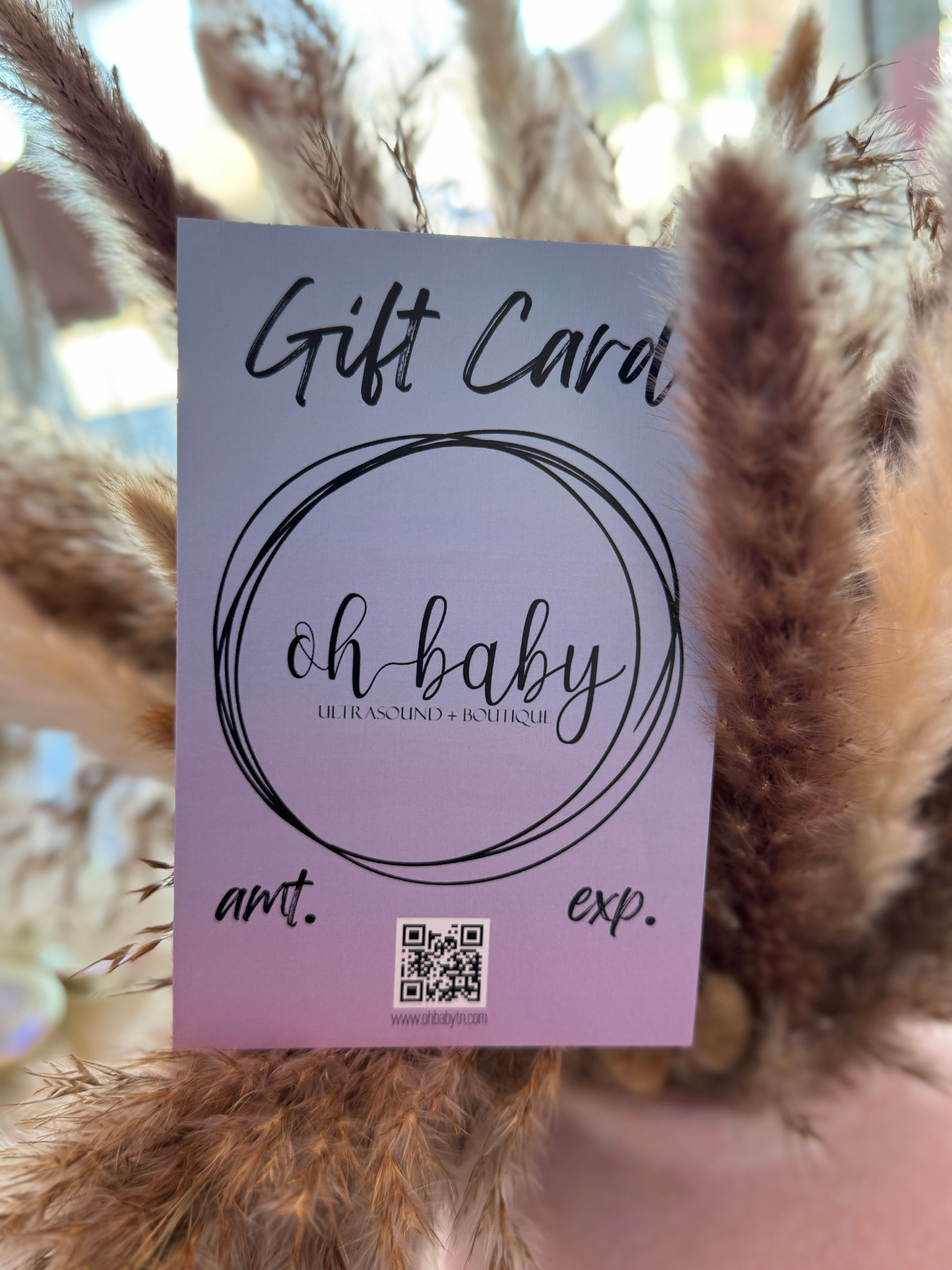 Oh Baby Ultrasound + Boutique gift card